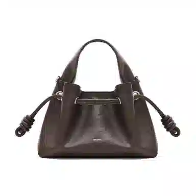 MUVA Crossbody Bag Mocha Brown/Party Red