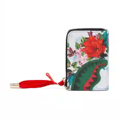 SPRAYGROUND Floral Shark Mouth Mini Wallet