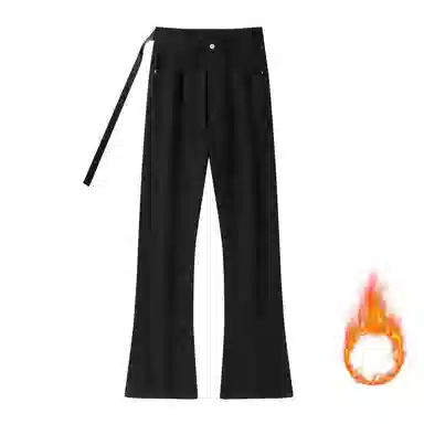 AMBER LIGHT Vintage Washed Loose Straight Jeans Black