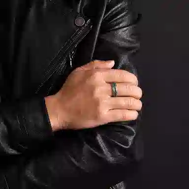 IDEAGEMER 925 Silver Wheel Ring