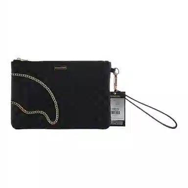 Sprayground Black White Chain Shark Clutch