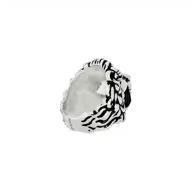 GUCCI Crystal Lion Head Ring