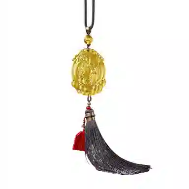 媚之吻 吴遂护岁车挂蛇年车载后视镜吉祥礼挂饰 琉璃 吊坠 男女同款情侣款