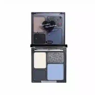 比雅 高冷系四色 眼影 哑光珠光细闪 欧美朋克烟熏妆暗黑女神眼影