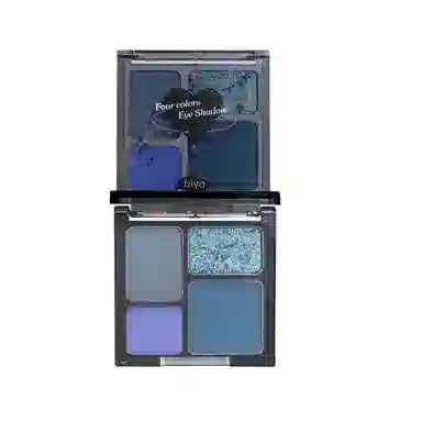 比雅 高冷系四色 眼影 哑光珠光细闪 欧美朋克烟熏妆暗黑女神眼影