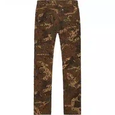 Givenchy Logo Print Jeans Brown