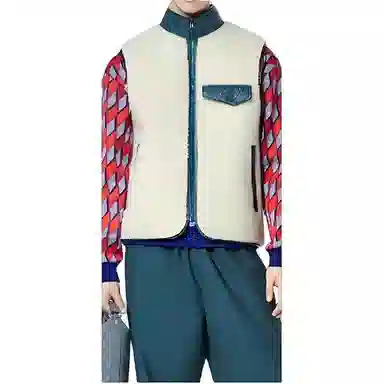Louis Vuitton FW22 Colorblock Suede Vest