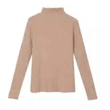 法文箱子 休闲修身简约长袖针织衫 女款