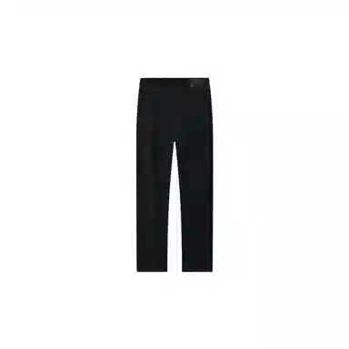 九牧王男裤专家 加厚直筒无褶车缝牛仔裤 男款 深蓝色