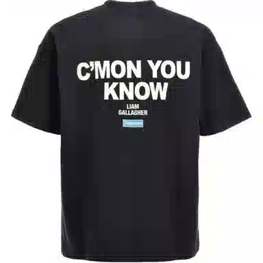 REPRESENT Liam Gallagher SS23 Black T-Shirt