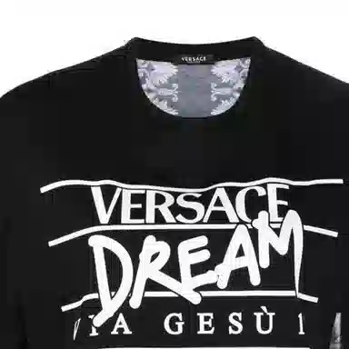 VERSACE FW22 Silver Baroque T