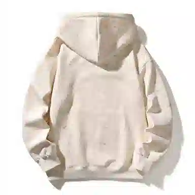 极限涡轮 美式潮流学院风纯色个性基础舒适保暖宽松连帽通勤休闲百搭卫衣 男女同款