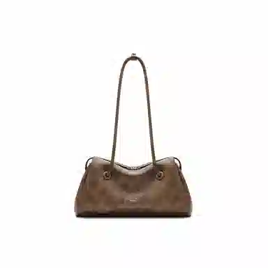 MUVA Vintage Shoulder Bag Mocha Amber Medium
