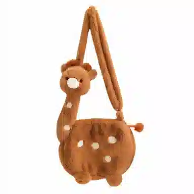 公主恋人 一鹿平安挎包可爱森系小鹿斜挎包毛绒 填充饱满 玩偶周边