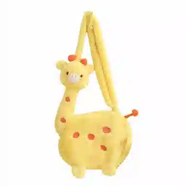 公主恋人 一鹿平安挎包可爱森系小鹿斜挎包毛绒 填充饱满 玩偶周边