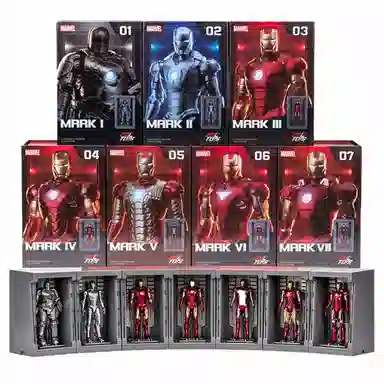Zhongdong Toys Marvel Iron Man Light-Up Edition