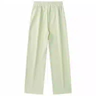 蜡笔小新 趣味卡通人物印花抽绳宽松直筒休闲裤 男女同款