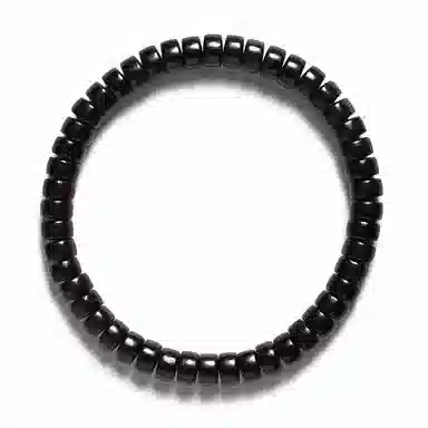 書卓 精工直切药片珠佛珠黑檀木花梨木单圈简约国潮盘玩串 贡木 木作手串 男女同款情侣款