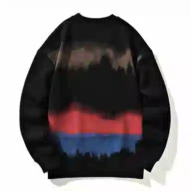 极限涡轮 美式字母厚款通勤百搭时尚卫衣 男女同款