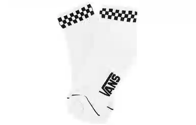 Vans Logo Crew Socks White