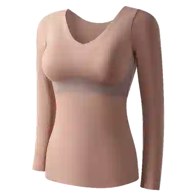 俏佳人 德绒发热塑身保暖上装 女款