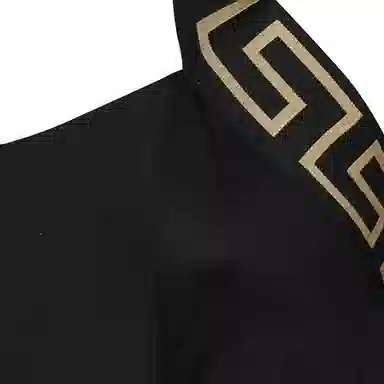 Versace Cutout One-Piece Swimsuit Black