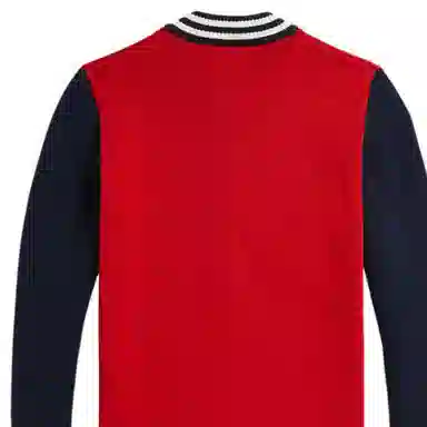 Polo Ralph Lauren FW24 Logo Zip Knit Sweater Red Kids