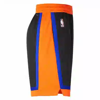 Nike x NBA Knicks Fan Basketball Pants Black/Orange