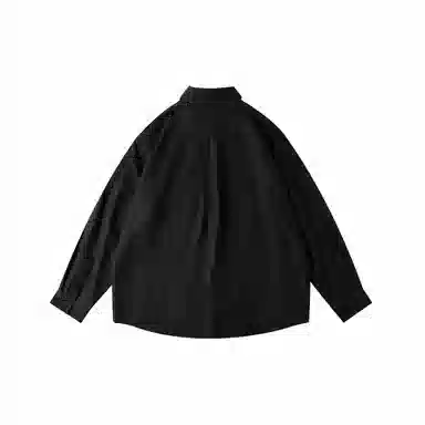 我是大卫 美式时尚高级感简约长袖上衣潮牌条纹衬衫 男女同款