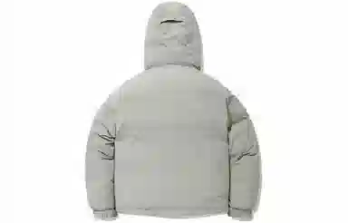 COVERNAT Hooded Down Jacket Grey Green