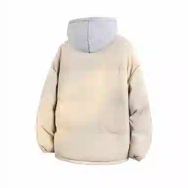 s.k. manor hill PU Leather Padded Jacket