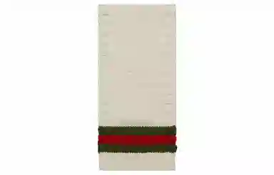 GUCCI Pocket Wool Scarf White