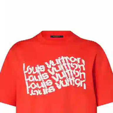 Louis Vuitton FW23 Logo T-Shirt Orange