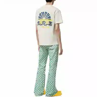 Louis Vuitton SS24 Letter Print T-Shirt White