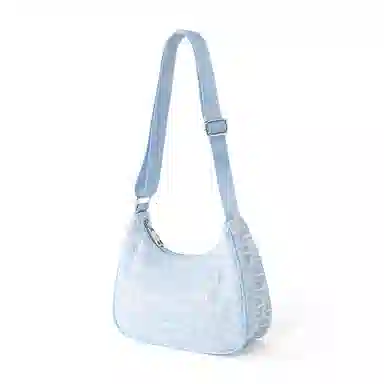 Elle Active Denim Blue Crossbody Bag
