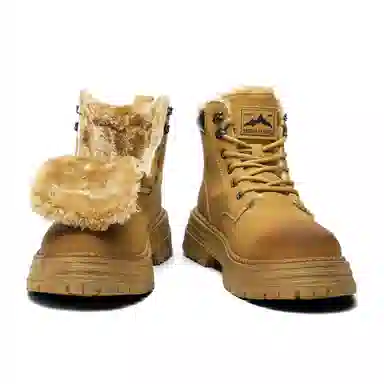 SNOW FLYING Martin Boots Black