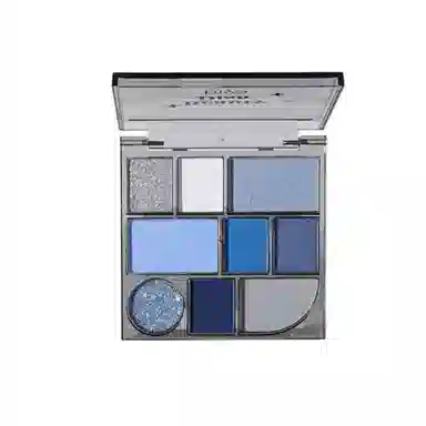 比雅 玩趣九色 眼影 膏/霜状 修饰轮廓哑光提亮肤色珠光自然 细腻闪粉亮片烟熏甜酷女神妆眼影盘