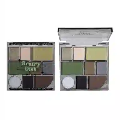 比雅 玩趣九色 眼影 膏/霜状 修饰轮廓哑光提亮肤色珠光自然 细腻闪粉亮片烟熏甜酷女神妆眼影盘