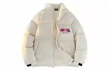TONYKRZ Fear Heart Letter Puffer Jacket