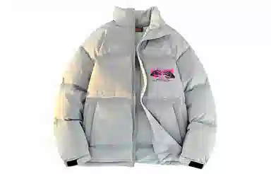 TONYKRZ Fear Heart Letter Puffer Jacket