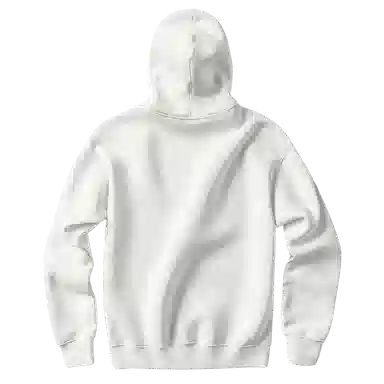 腾讯视频草场地 左手上篮官方系列 运动休闲百搭加绒卫衣 男女同款 白色