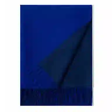 上海故事 秋冬日系奶油风气质保暖双面纯色外搭防寒时尚本命年 聚酯纤维 绒线围巾 女款