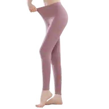 欧迪芬 无痕打底纯色极简风保暖裤 女款