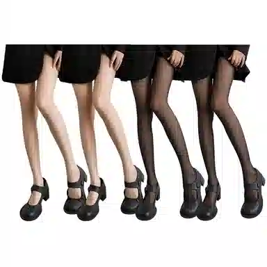 二三二三 超薄款防勾丝打底裤连裤袜丝袜 女款 组合装