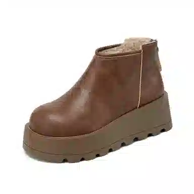 La Chapelle Snow Boots Yellow