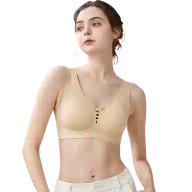 欧迪芬 无痕背心式软支撑无钢圈收副乳文胸 女款