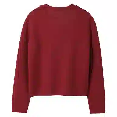 法儿家 飘带韩系毛衣打底衫针织衫 女款