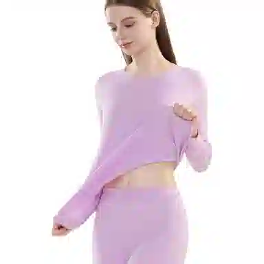 欧迪芬 超柔纯棉长袖秋衣高弹贴身长裤秋裤保暖套装 女款