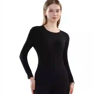 欧迪芬 超柔纯棉长袖秋衣高弹贴身长裤秋裤保暖套装 女款