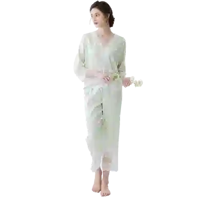 欧迪芬 舒适轻薄可外穿睡衣套装 女款